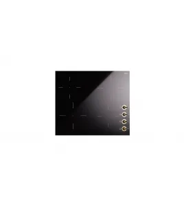 4-zone induction hob with knobs