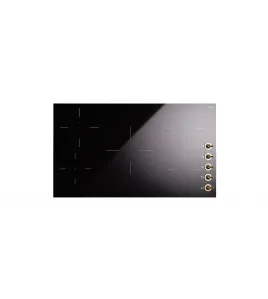 5-zone induction hob with knobs