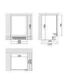 Вино охладител за под плот PVMBP HD 60-45 CRR TOUCH Вино охладител за под плот PVMBP HD 60-45 CRR TOUCH