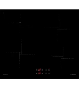 60 CM GREEN PLUS INDUCTION HOB, BLACK