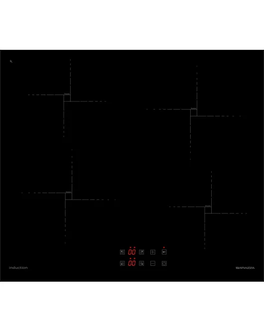 60 CM GREEN PLUS INDUCTION HOB, BLACK