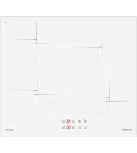 60 CM GREEN PLUS INDUCTION HOB, WHITE