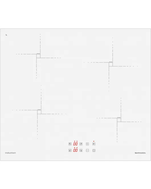 60 CM GREEN PLUS INDUCTION HOB, WHITE