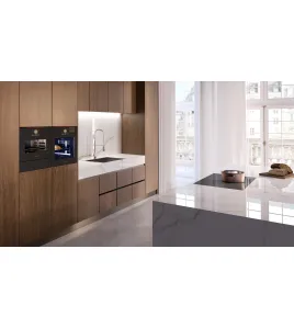 Combi steam oven with microwave
