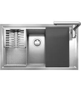 86×50 CM BUILT-IN EASY KIT SINK - 1LES91RK