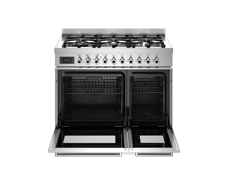 Bertazzoni PRO96L2EXT2 — отворени основна и допълнителна фурна